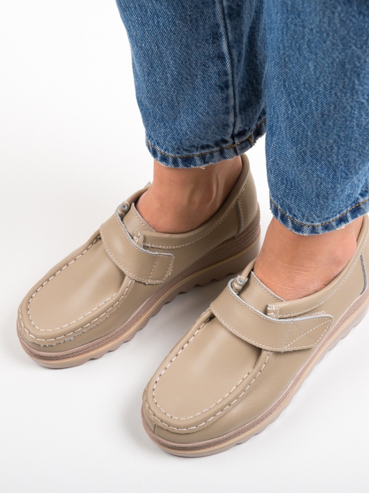 Pantofi Casual Straif Bej 2