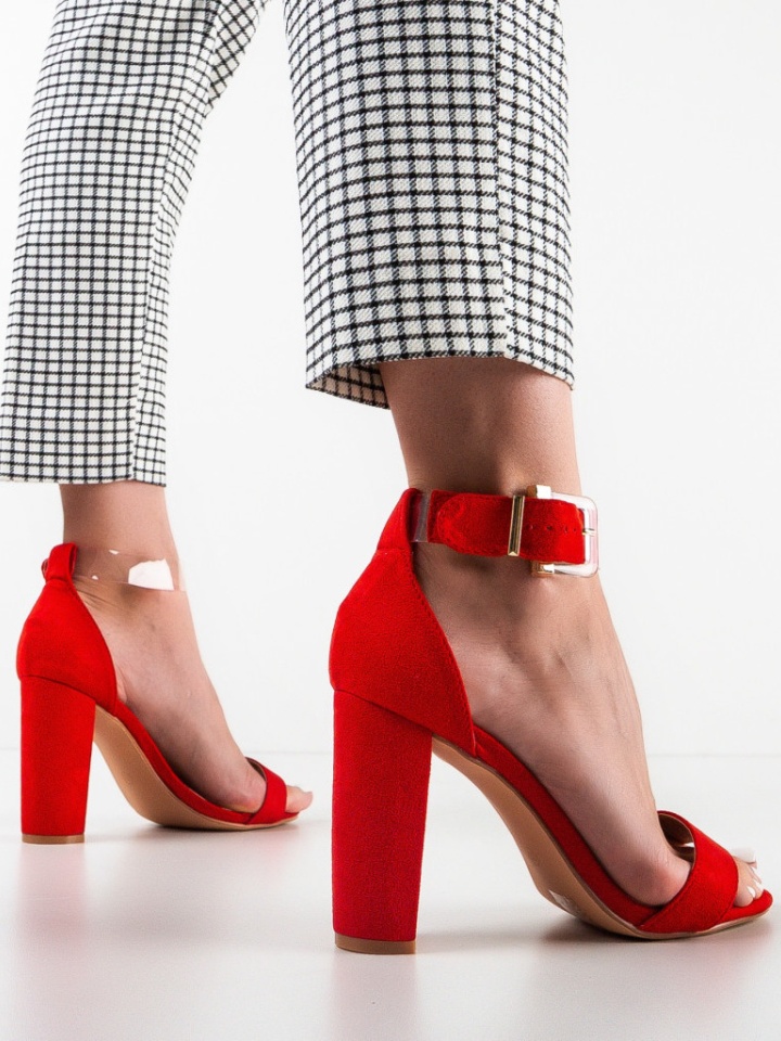 Sandale cu toc Opium Argintii