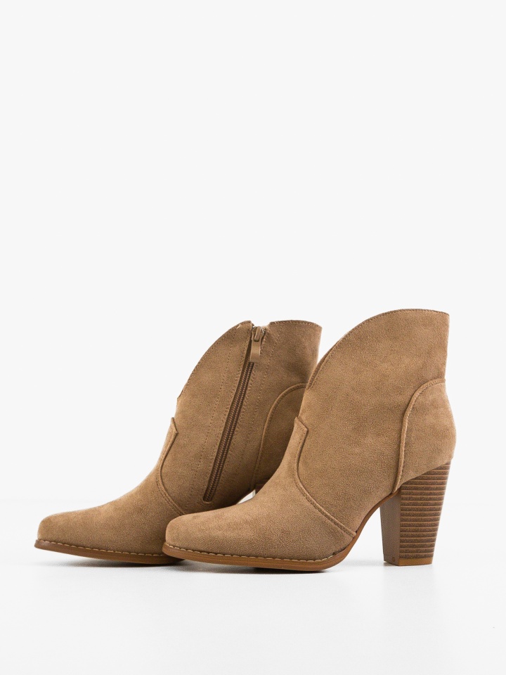 Botine dama Grace Bej