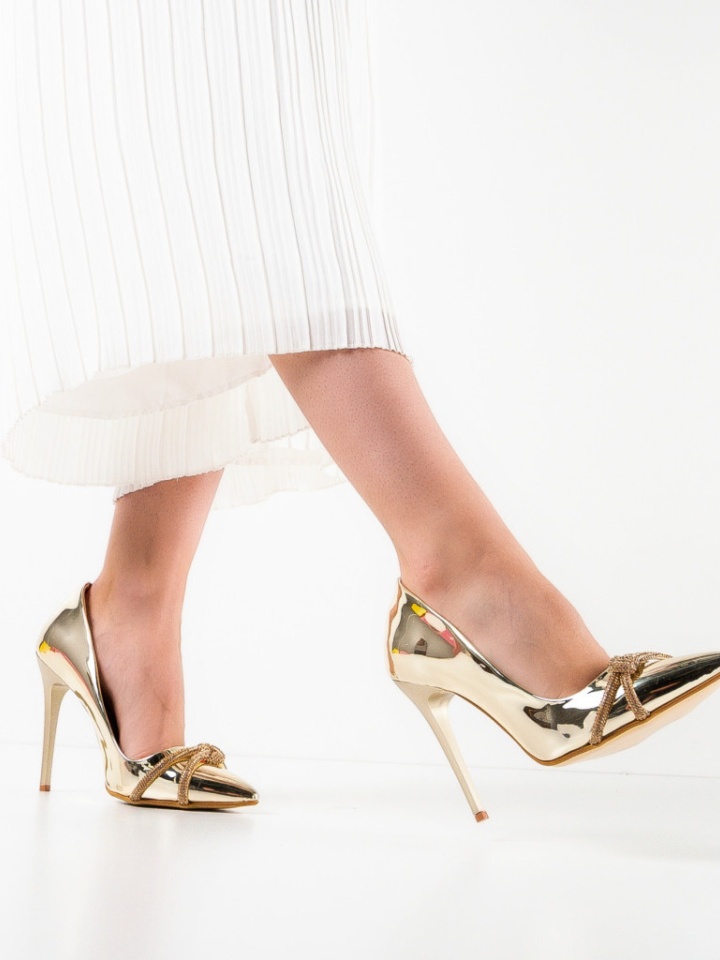 Pantofi dama Casette Aurii