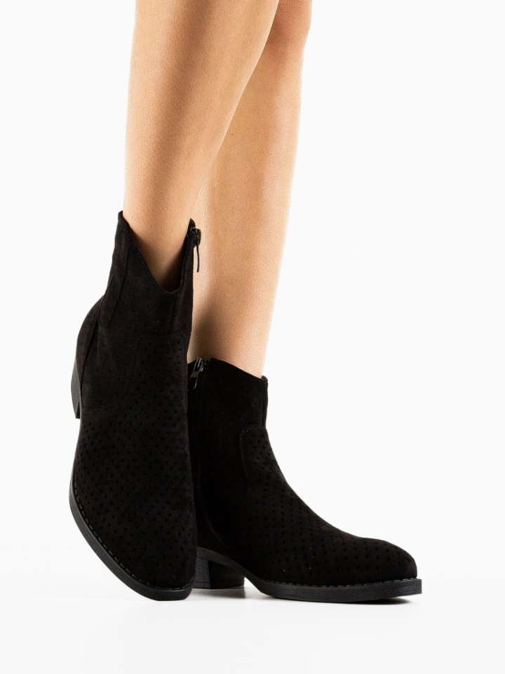 Botine dama Power Negre
