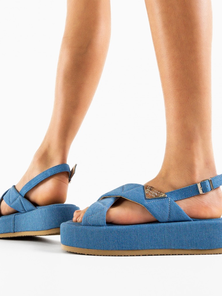 Sandale dama Ziggy Albastre 2