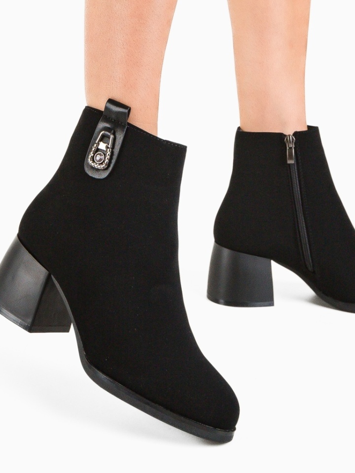 Botine dama Shae Negre