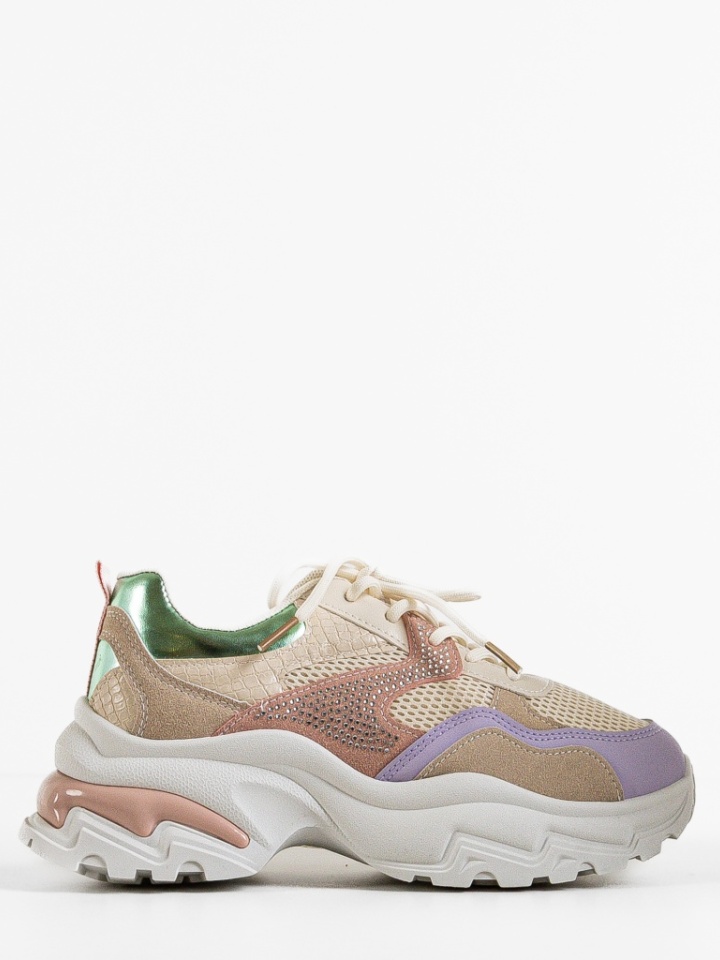 Sneakers dama Leonarda Bej