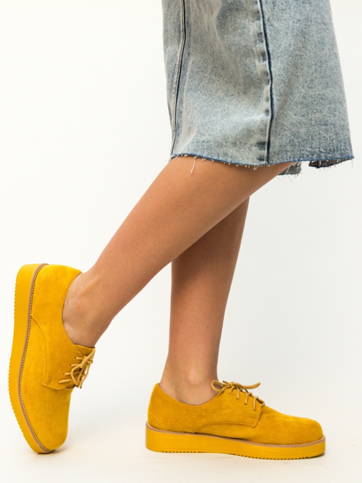 Pantofi Casual Burgas Galbeni