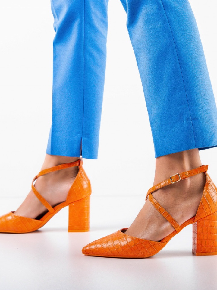 Pantofi Azaan Portocalii