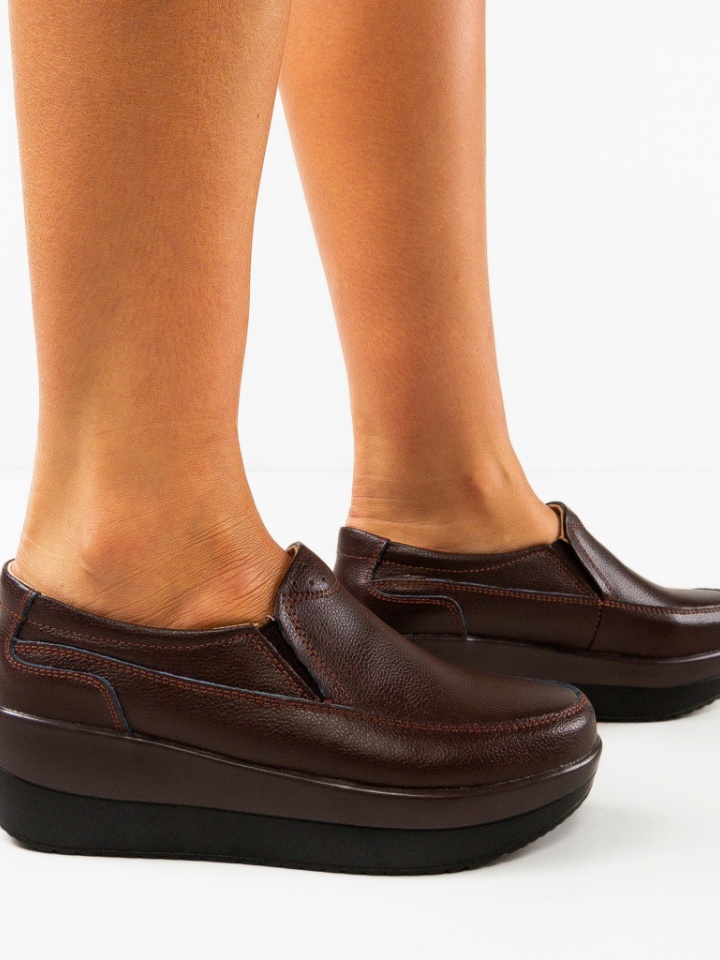 Pantofi Casul Freeman Camel 2