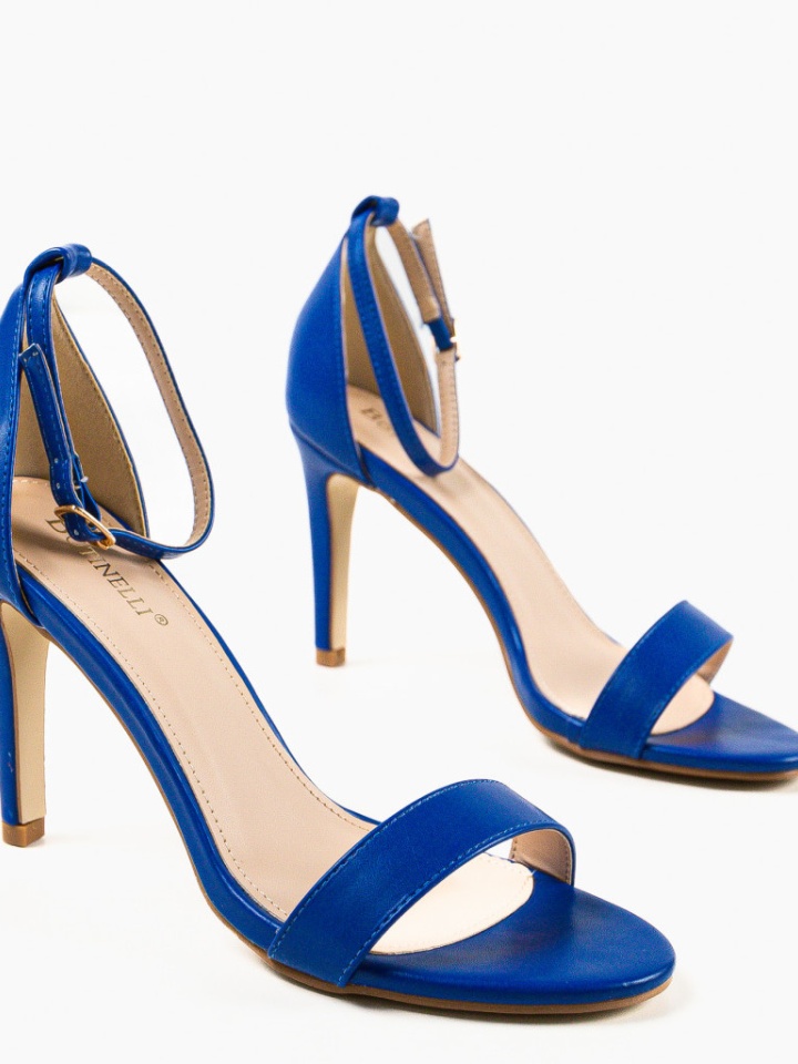 Sandale cu toc Rekoman Negre