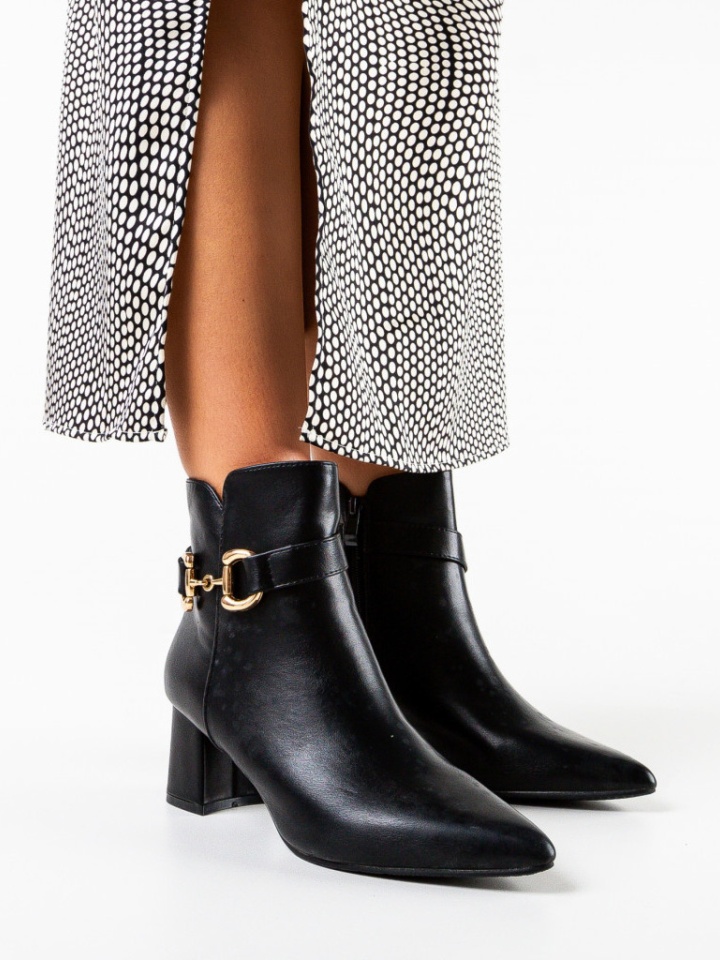 Botine dama Trame Negre