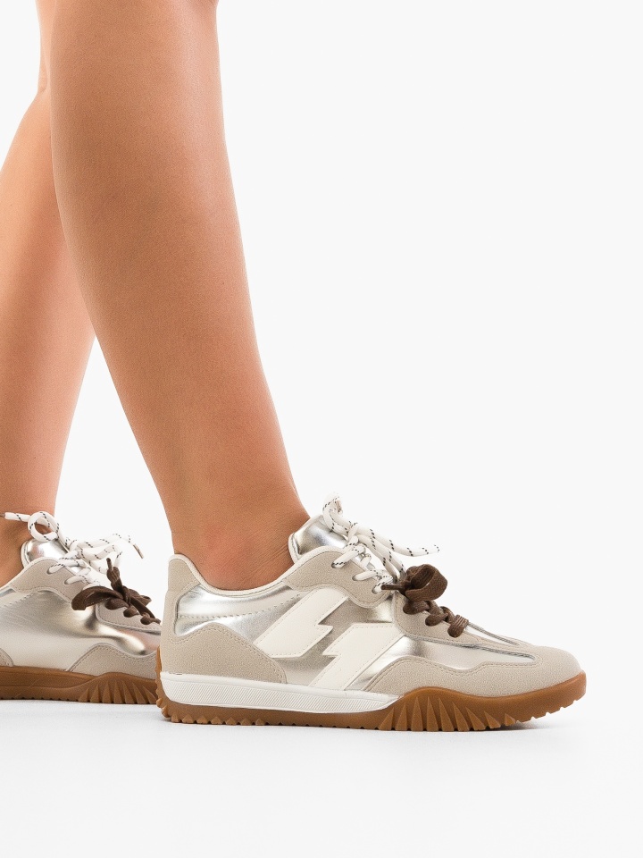 Pantofi Sport Velma Argintii