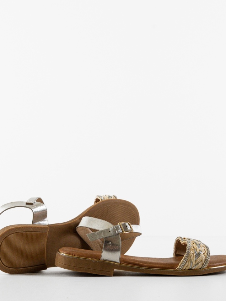 Sandale dama Paulu Argintii