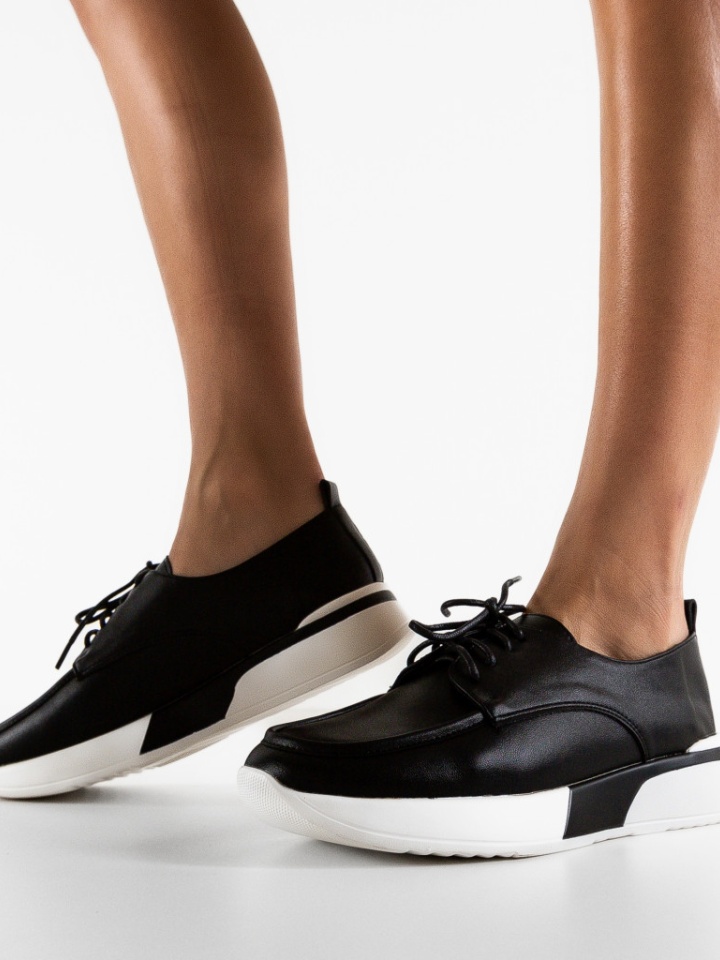 Pantofi casual dama Rhine Negre