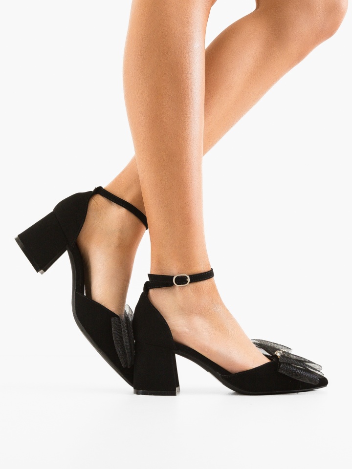 Pantofi cu toc Grandejira Argintii