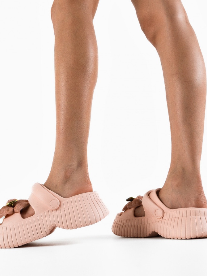 Papuci dama Beutel Roz