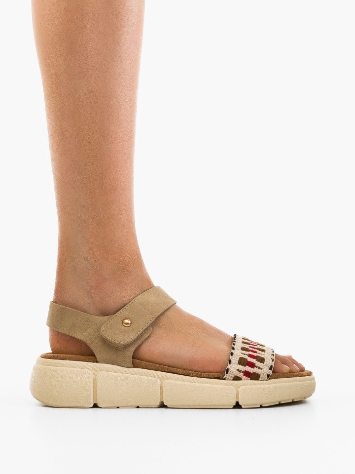 Sandale dama Feciulia Camel