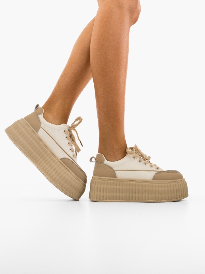 Sneakers dama Staty Bej