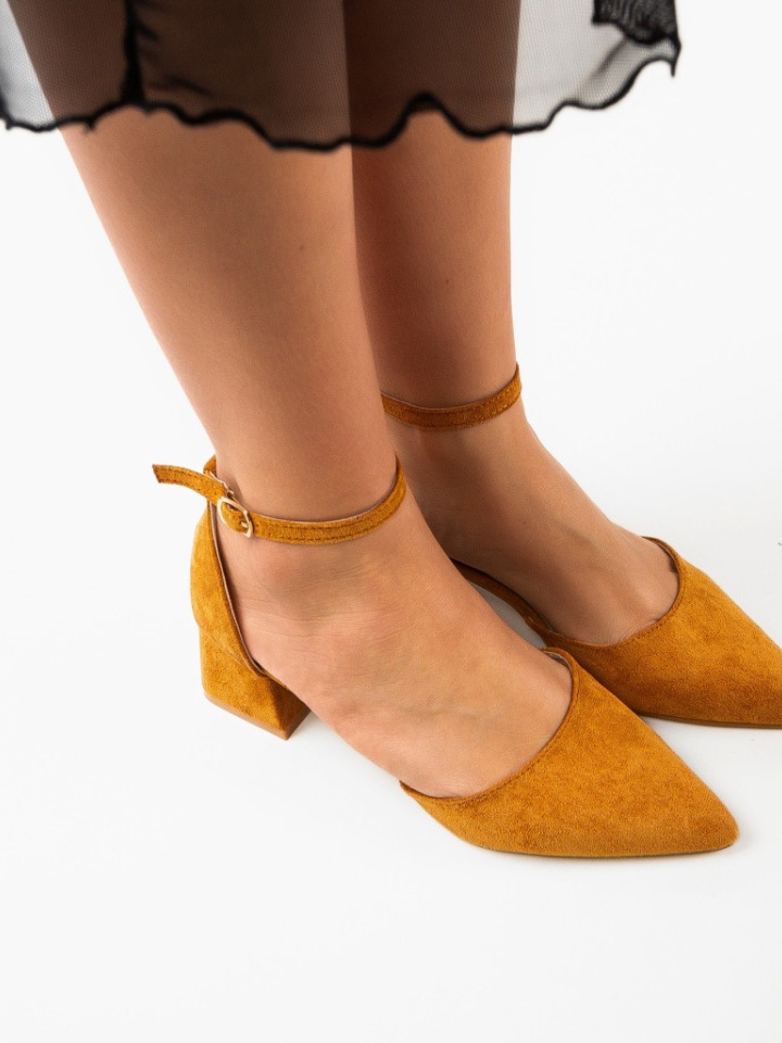 Pantofi dama Elva Camel