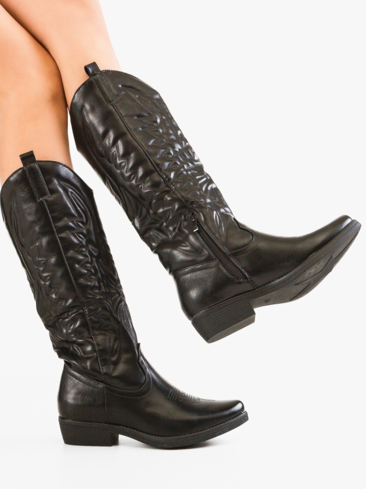 Cizme dama Casp Negre