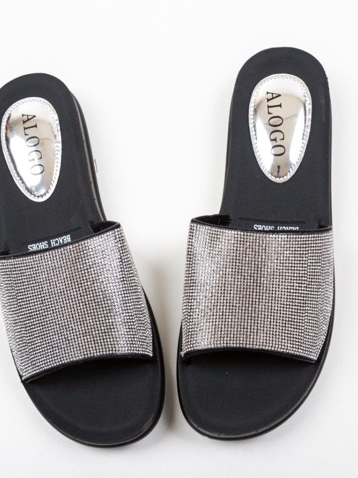 Papuci Alogas Argintii 2