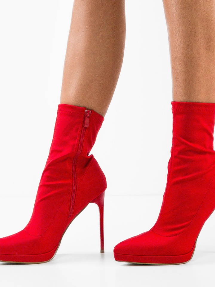 Botine dama Scarl Negre 2