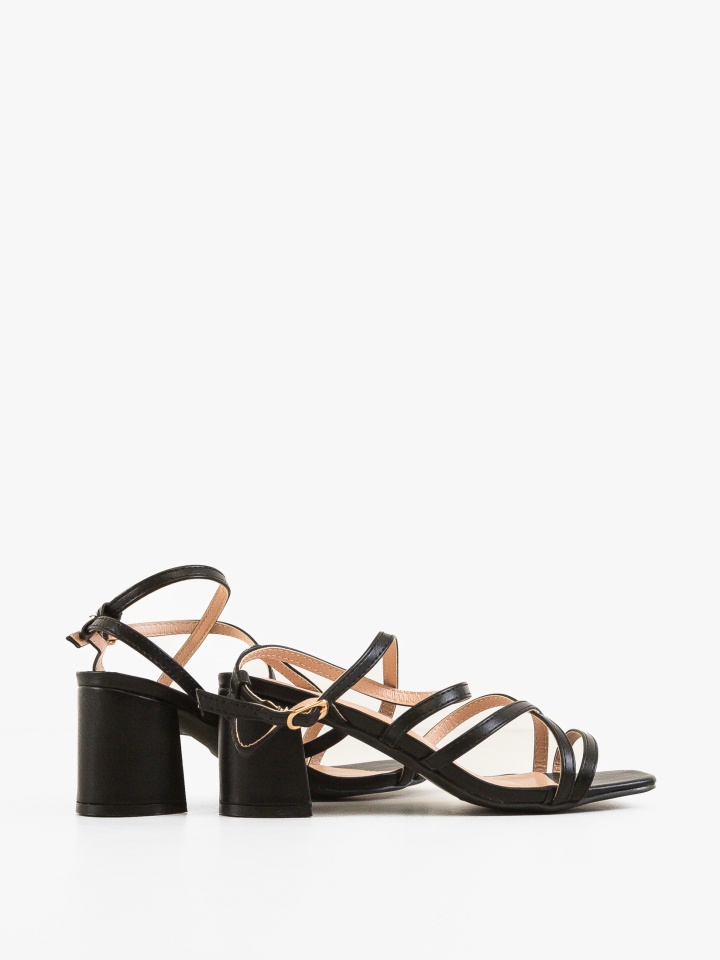 Sandale cu toc Rojas Negre