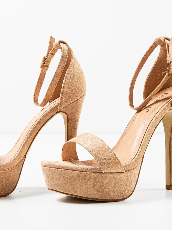 Sandale cu toc Olink Negre