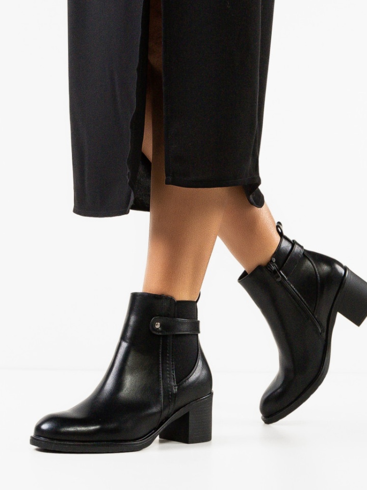 Botine dama Fletch Negre