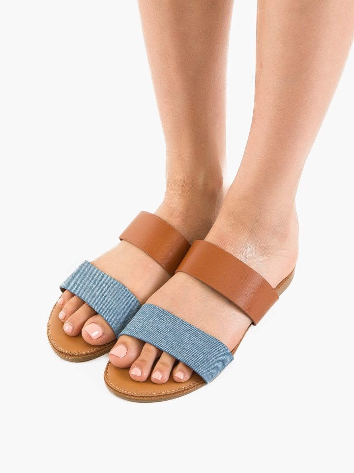 Papuci dama Leena Albastri