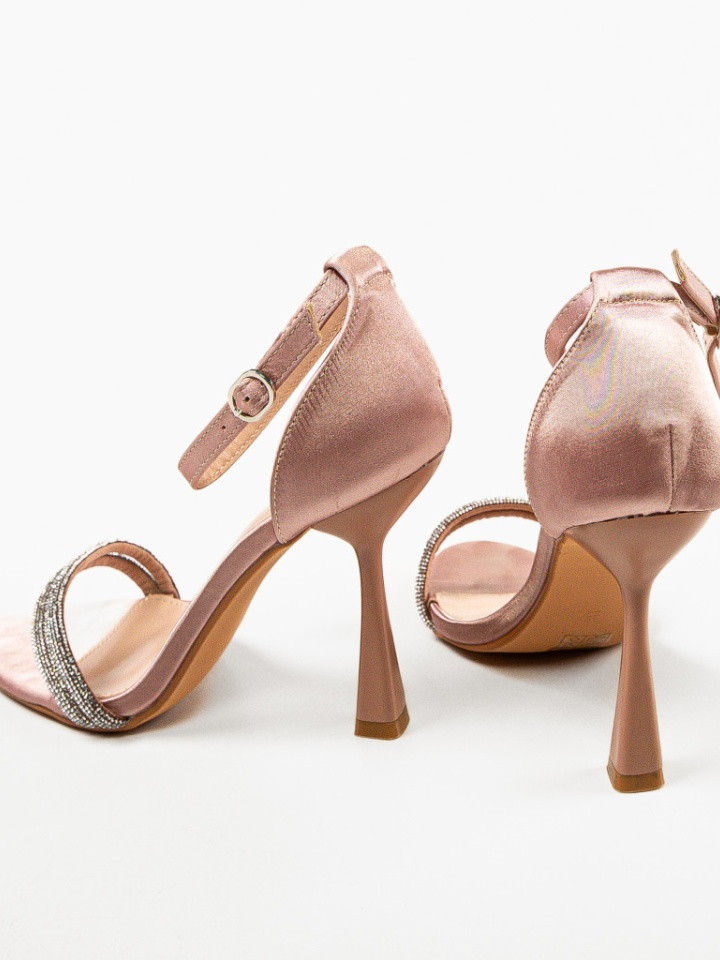 Sandale cu toc Seoul Fuchsia