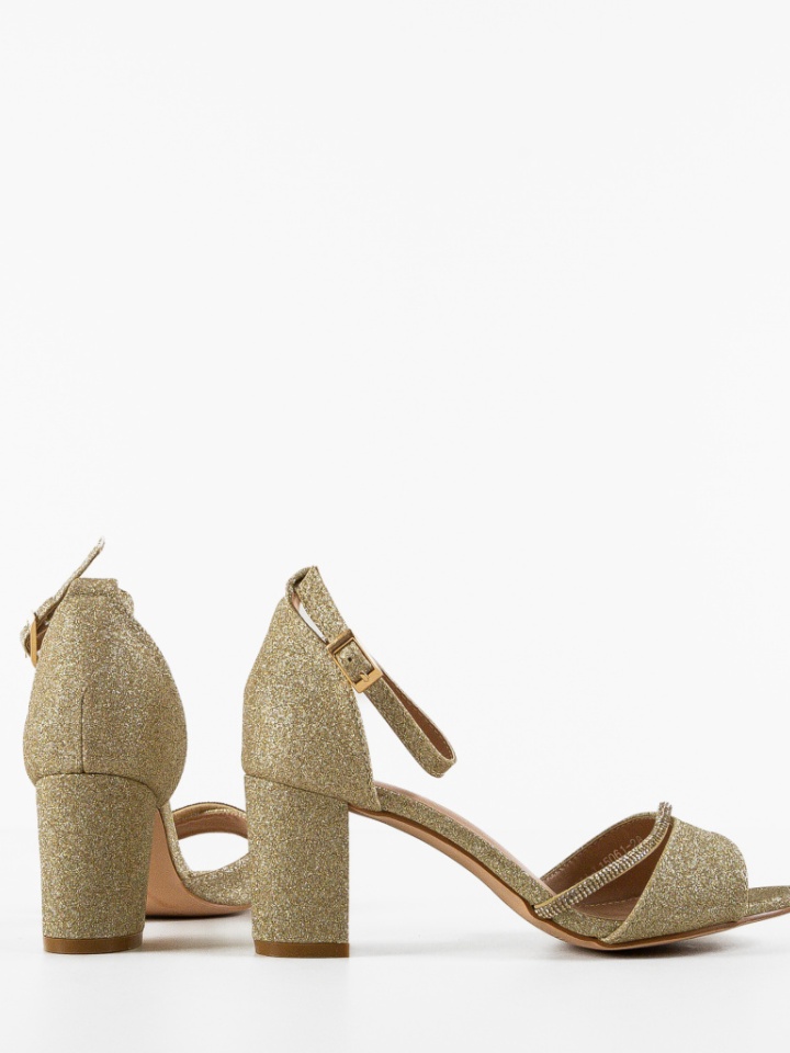 Sandale cu toc Neelam Negre