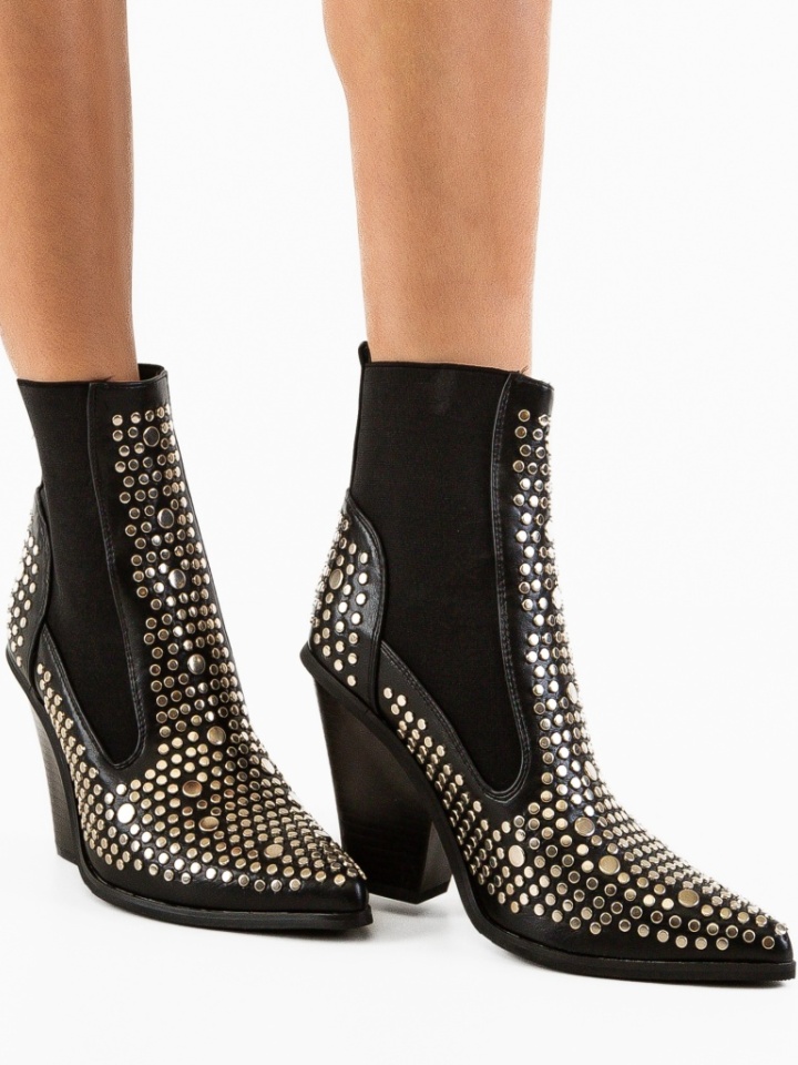 Botine dama Carol Negre