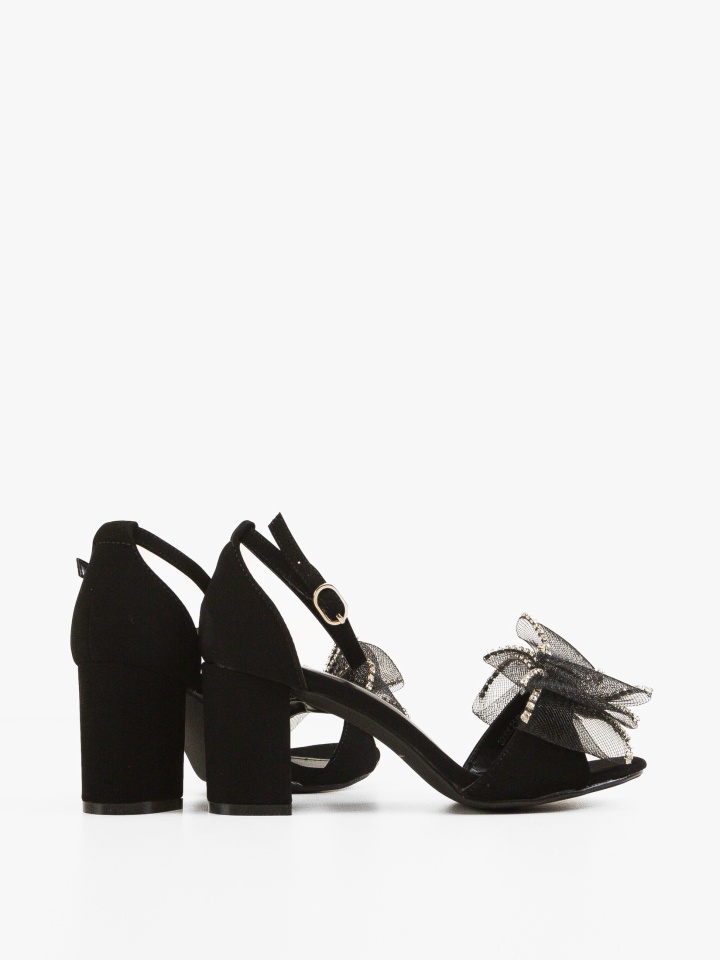 Sandale cu toc Dyala Argintii