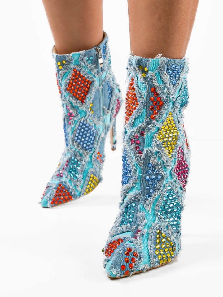 Botine dama Ruomba Albastre