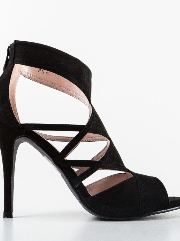 Sandale cu toc Izor Negre