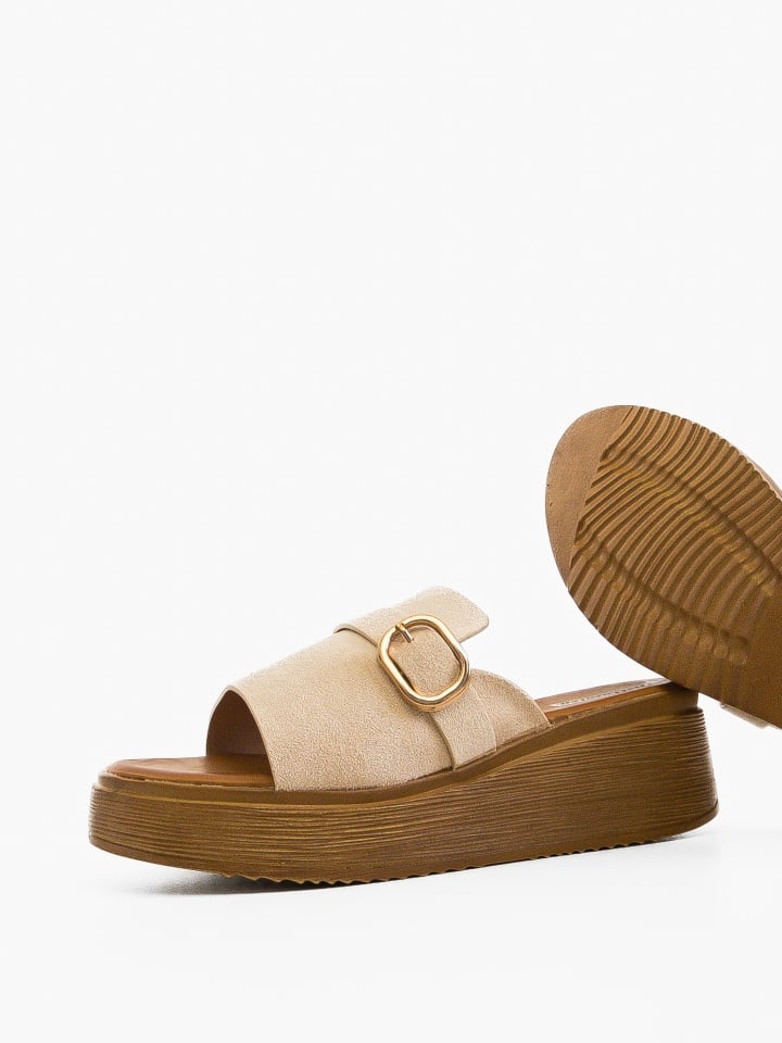 Papuci dama Priya Bej