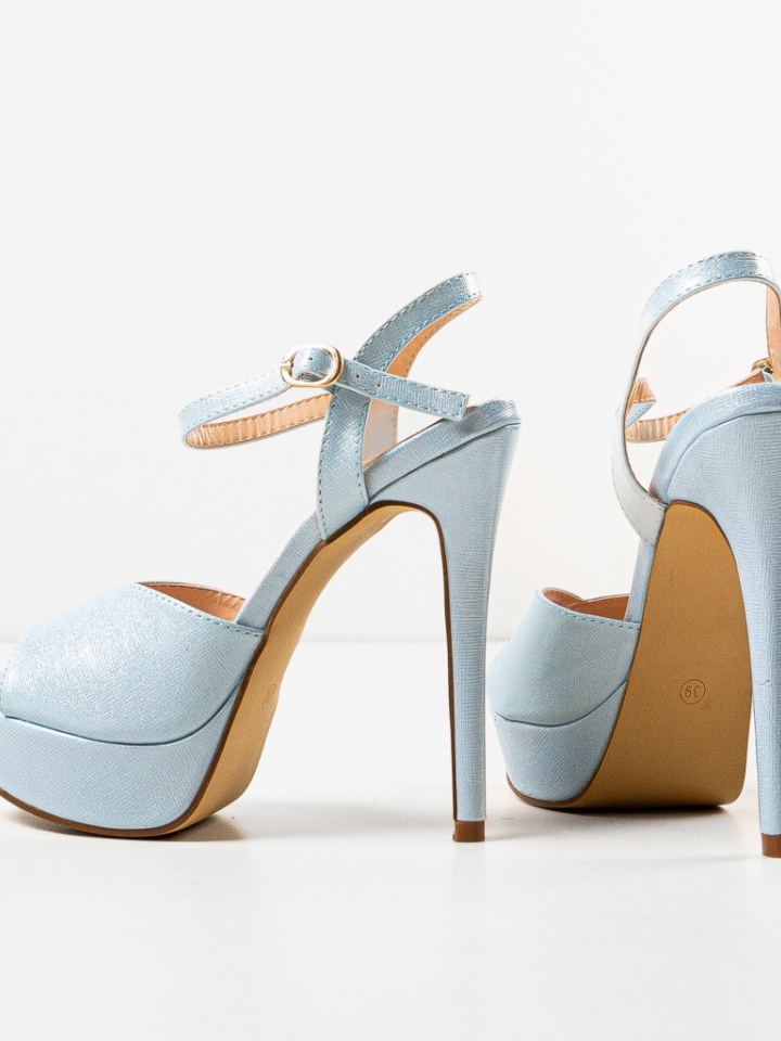 Sandale cu toc Ivy Negre