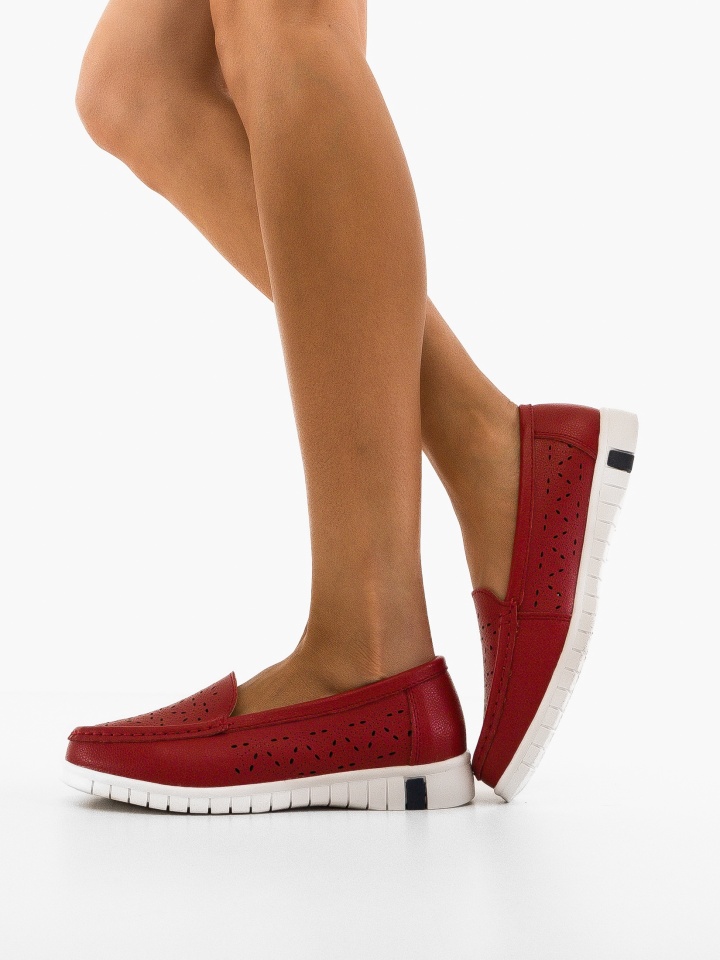 Espadrile dama Skrell Rosii