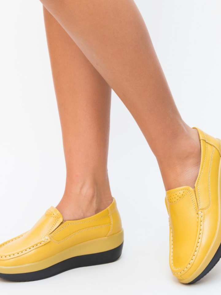 Pantofi Casual Ember Galbeni