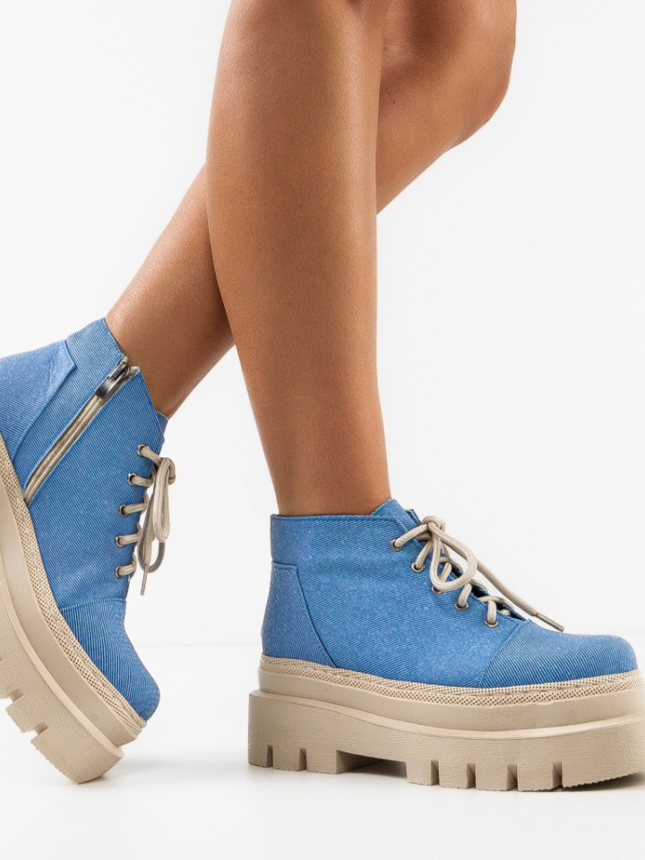 Pantofi Casual Jacobs Albastri