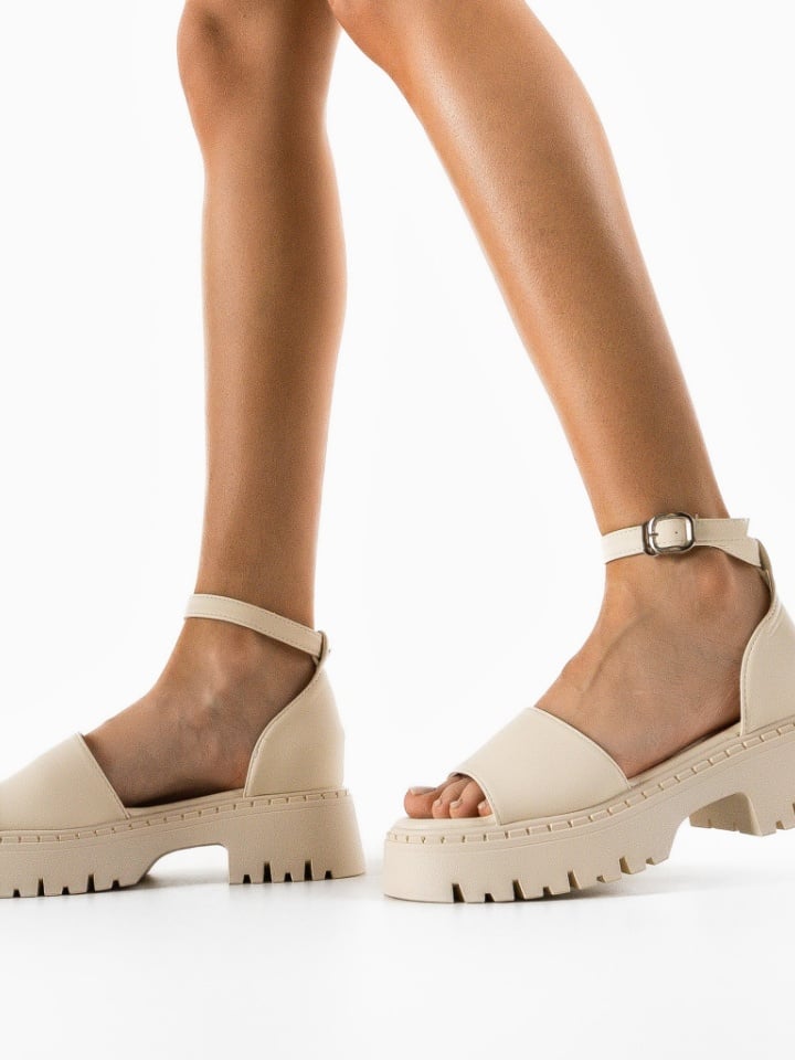 Sandale dama Helle Bej