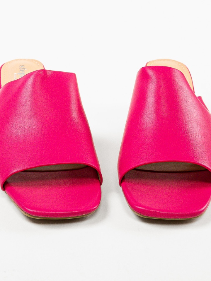 Saboti cu toc Bayane Fuchsia