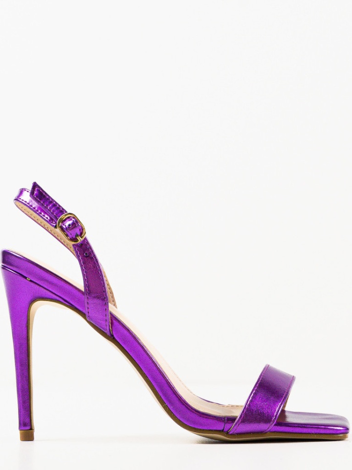 Sandale cu toc Ynyman Albe