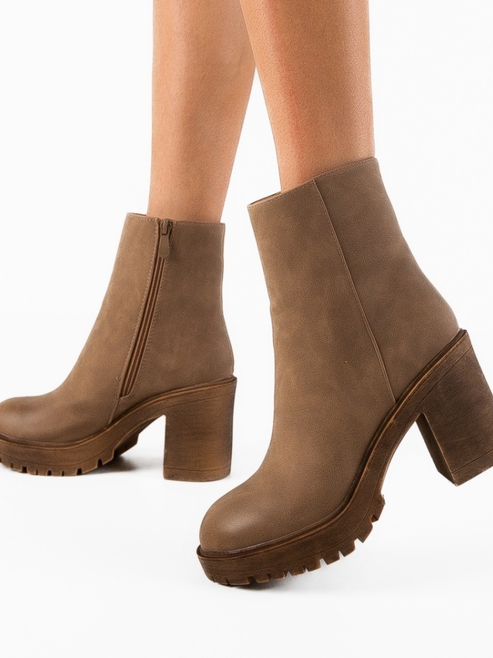 Botine dama Guevara Khaki