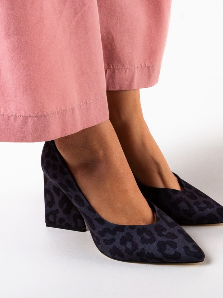 Pantofi cu toc Jinos Gri