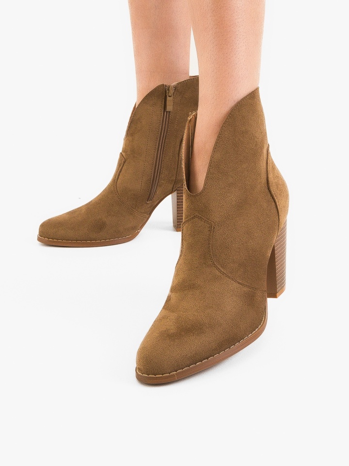 Botine dama Grace Bej