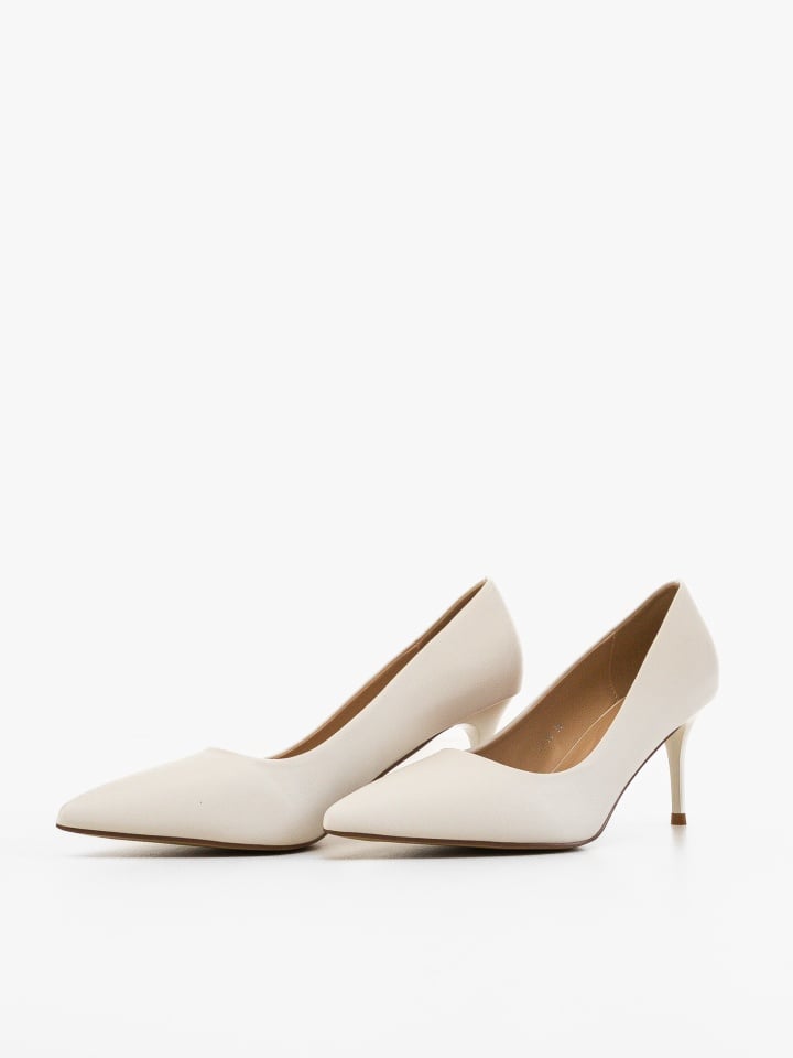 Pantofi stiletto dama Adra Bej