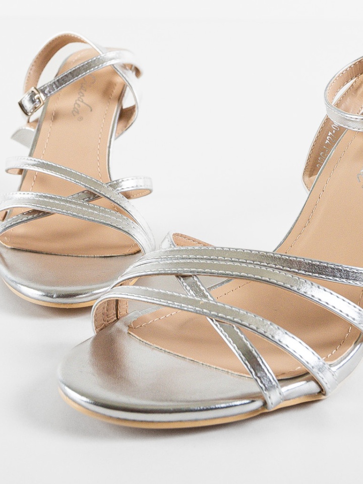 Sandale cu toc Najma Roz