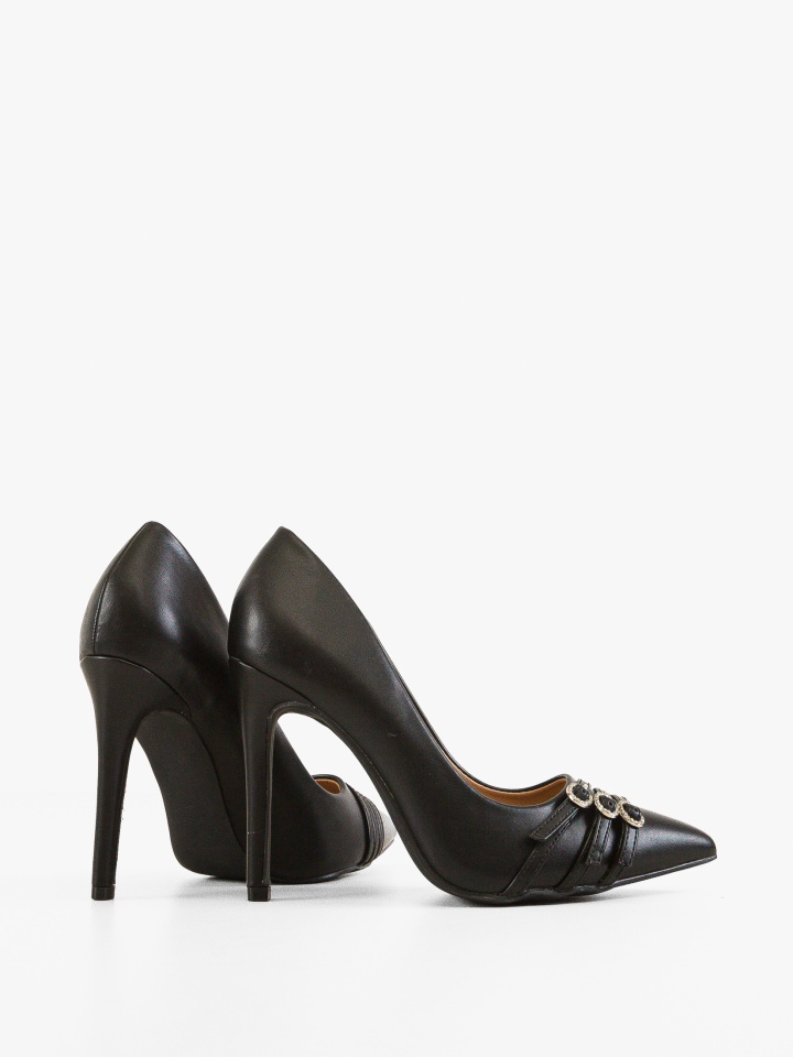 Pantofi stiletto dama Nelso Bej