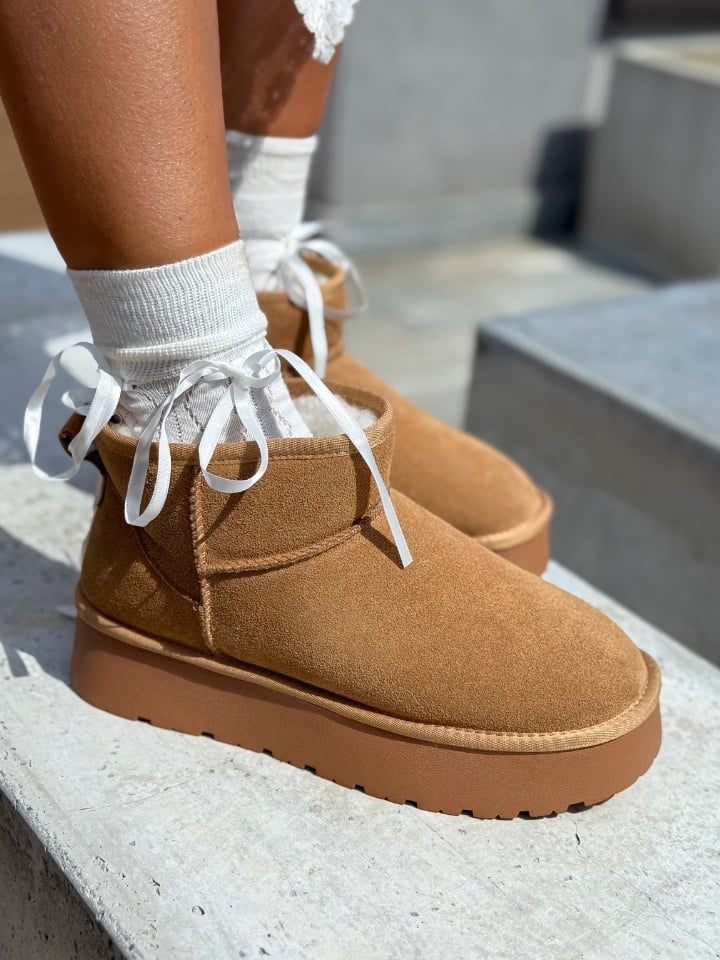 Cizme tip Ug Dayana Bej