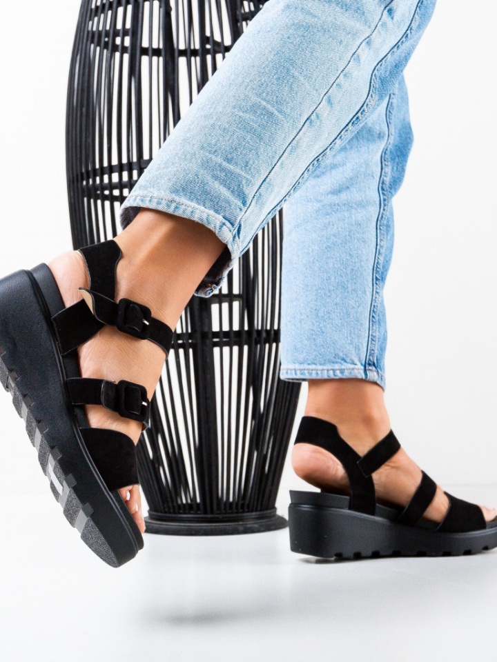 Sandale dama Lumia Negre